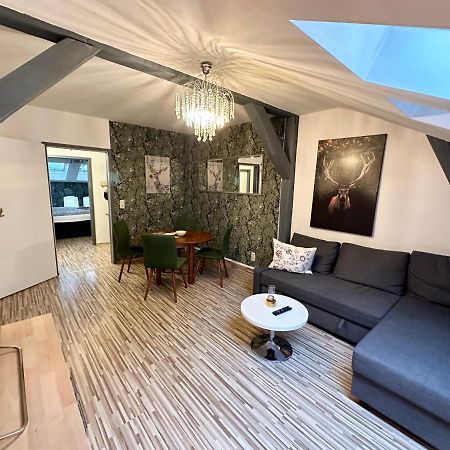 Apartment Zum Gruenen Hirsch Inkl. Parkplatz 에르푸르트 외부 사진