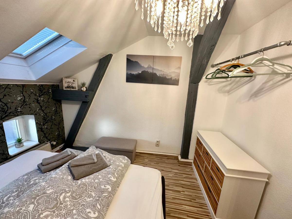 Apartment Zum Gruenen Hirsch Inkl. Parkplatz 에르푸르트 외부 사진